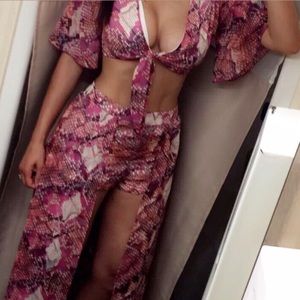 Two piece breathtaking outfit